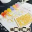 Kexiyan tự làm Epoxy chảy gai dầu Lá bạch quả Sequins Lá làm móng tay Trang trí thủ công Làm đầy sequins