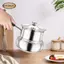 Nồi cà phê, Máy pha cà phê có tay cầm, Máy hâm sữa bằng thép không gỉ di động cho nhà bếp, cắm trại, văn phòng, gia đình, nhà hàng