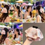 Kẹp Móng Vuốt Tóc Ngọc Trai Hoa Pastel Mới - Vuốt Nơ Lớn Thanh Lịch Cho Tóc Dày, Giá Đỡ Đuôi Ngựa Phong Cách Hàn Quốc