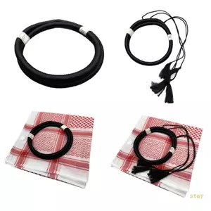 Ở Lại Truyền Thống Ả Rập Khăn Shemagh Khăn Ả Rập Có Băng Đô Sa Mạc Khăn Choàng Khăn Trùm Đầu Cổ Điển