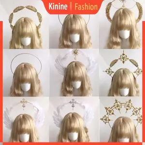Phong Cách KIN Tùy Chọn Gothic Gothic Gothic Gothic Gothic Gothic Gothic Sun Godmother 's Mũ Đội Đầu Hairhoop