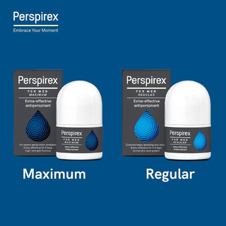 Perspirex Men's Maximum Strength Antiperspirant Roll-On, Long-Lasting Odor & Sweat Control