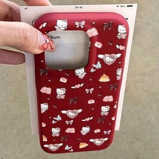 Dành Cho IPhone 17 16 15 14 Plus 13 12 11 ProMax X XR  7 8 PLUS Màn hình đầy tình yêu KT Cat Case