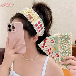 HFSHY Tóc Viền Stier Dành Cho Nữ Bộ 5 Chiếc Băng Đô Quấn Tóc Hoa Dễ Thương Có Thể Tái Sử Dụng Miếng Dán Đầu Trước Để Sử Dụng Hàng Ngày VN