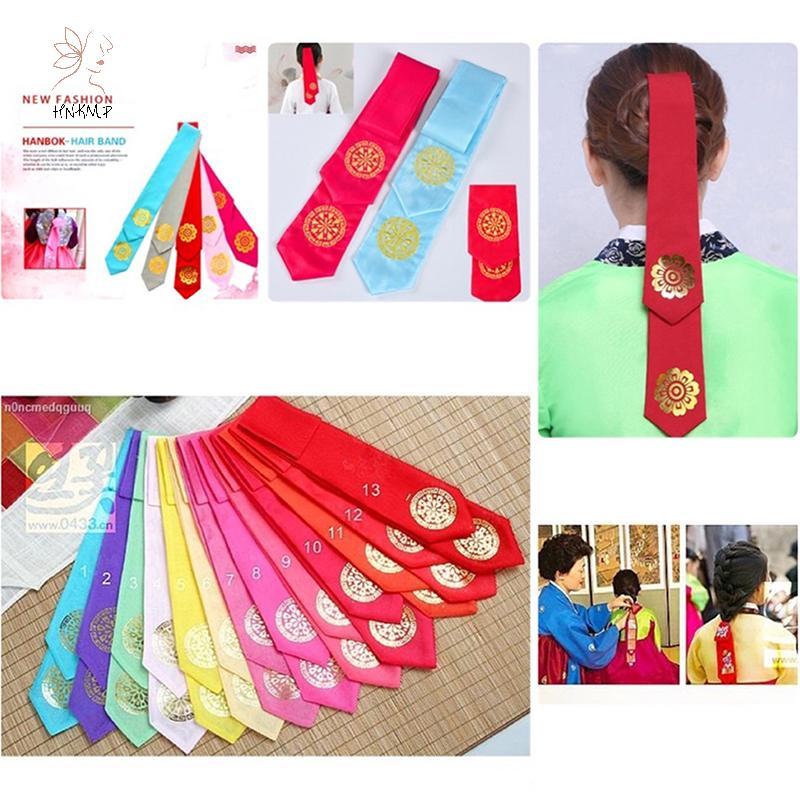 HNKMP Hanbok Tóc Truyền Thống Hàn Quốc Quốc Phụ Kiện Tóc Cổ Trang Phục In Hình Mũ Đội Đầu Hàn Quốc