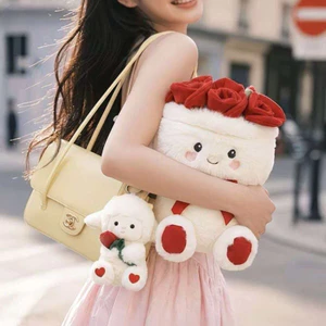 Cùng Ngày Giao Hàng Hoa Hẹn Series Sữa Hoa Hồng Fu Nhỏ Len Sang Trọng Búp Bê Lãng Mạn 520 Bó Hoa Búp Bê Cừu Quà Tặng & - & &