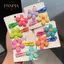PANPIA - 2 Kẹp tóc BB hoa đơn giản dễ thương cho bé gái, phụ kiện tóc trẻ em