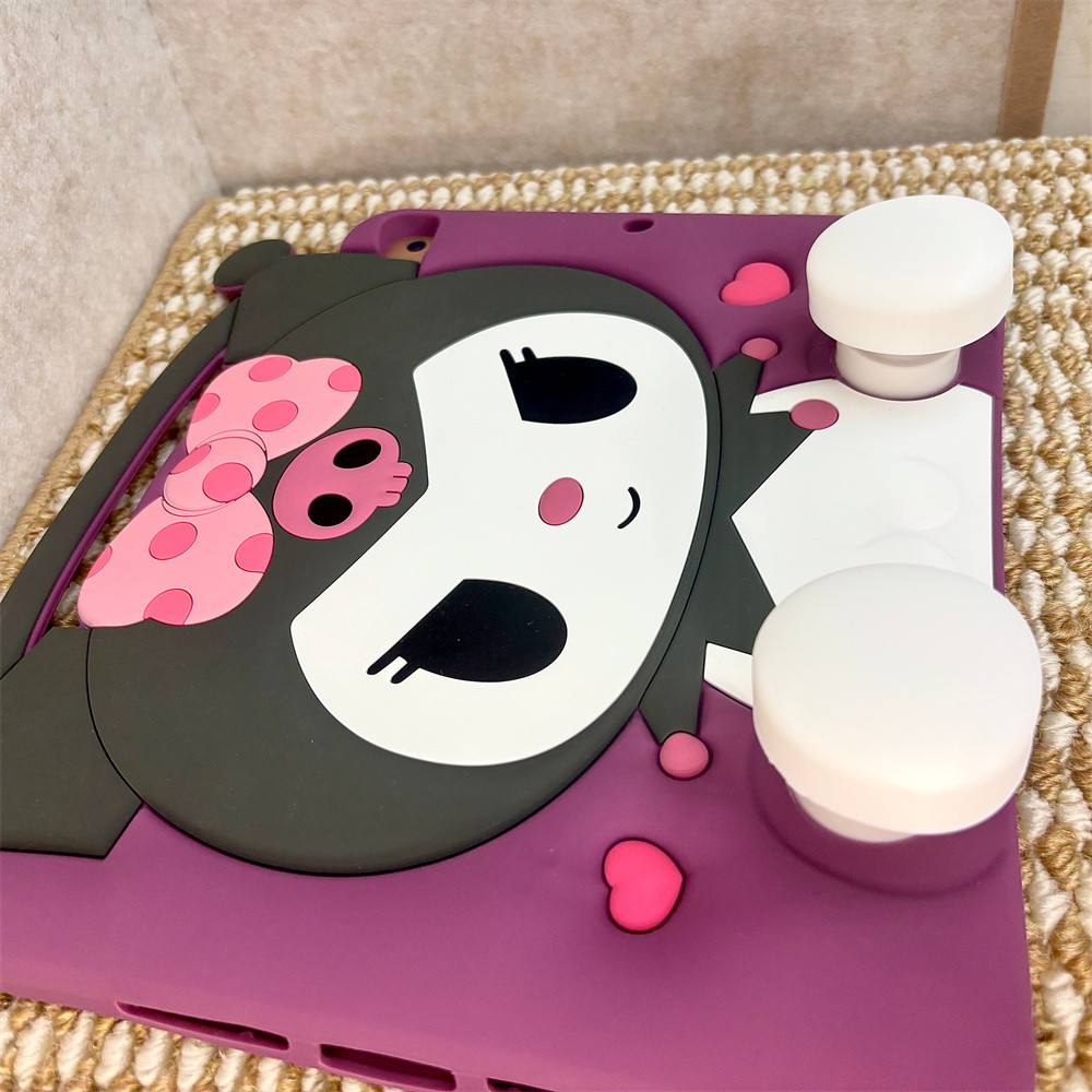 Ốp Lưng Tương Thích Cho Honor Pad 10 2025 12.1inch Vỏ Búp Bê Hoạt Hình Dễ Thương Đứng Bút Khay Máy Tính Bảng Dây Buộc Bao