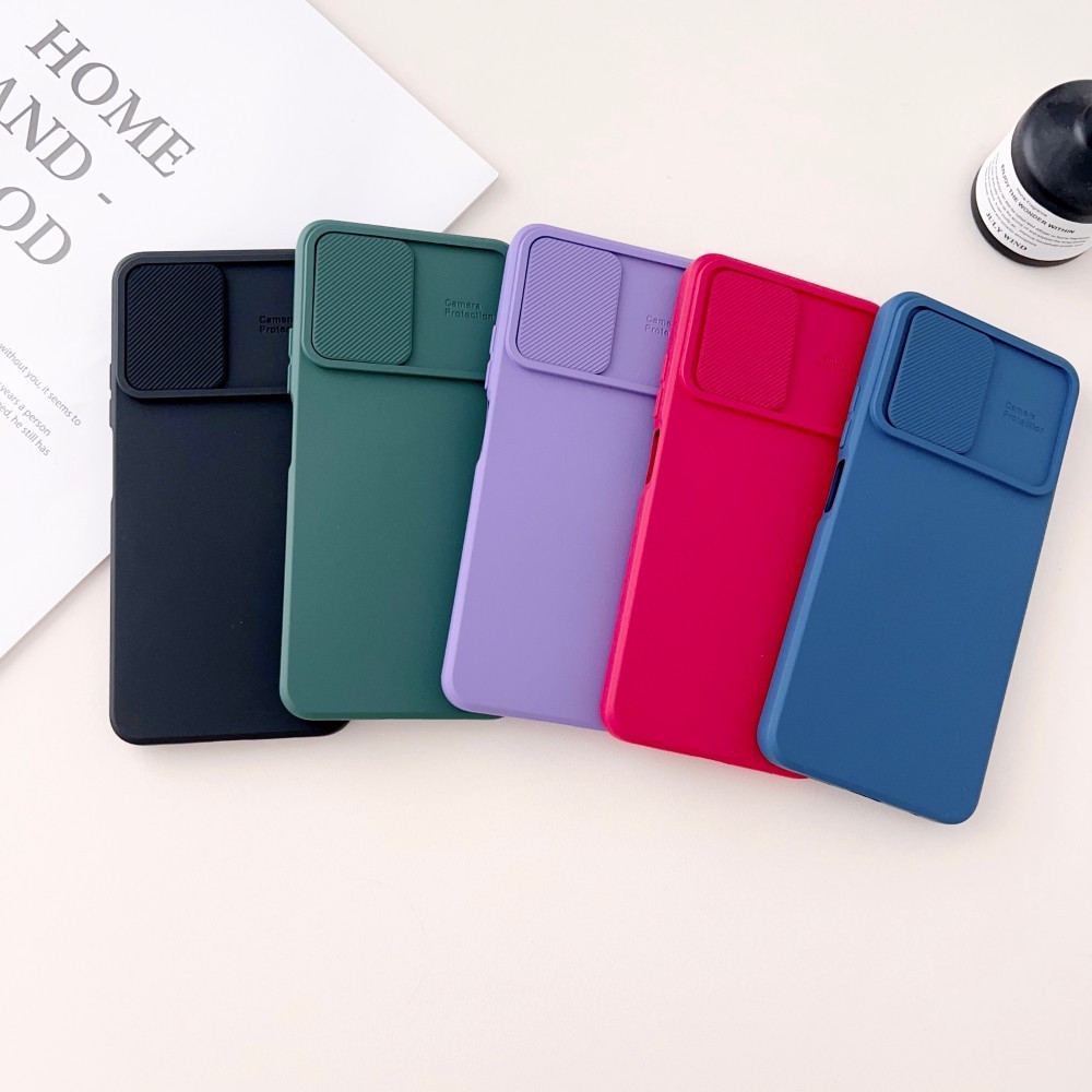 Ốp Điện Thoại TPU Mềm Bảo Vệ Ống Kính Cửa Sổ Trượt Cho Redmi Note 12 11 11s 10 9 PRO PROPLUS 12C 10C 4G 5G Vỏ Chống Sốc