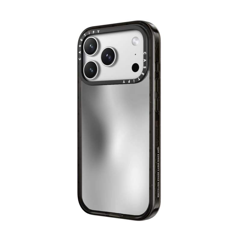 CASECASE X Blurred Darkness Case Black Edge Clear Hard Từ Hút Tác Động Dành Cho Apple IPhone 12 13 14 15 16 17 Pro Max Air Plus Có Hộp