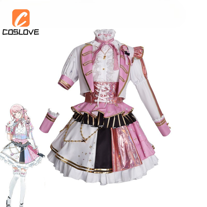 Dự Án Sekai Sân Khấu Đầy Màu Sắc Akiyama Mizuki Kỷ Niệm 5 Năm Cosplay Quần Áo Trọn Bộ Trang Phục Trang Phục Cho Người Phụ Nữ Đầm
