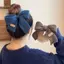 Mới Scrunchie nữ mùa đông, phụ kiện tóc đan dây sang trọng và ấm áp [Mina]