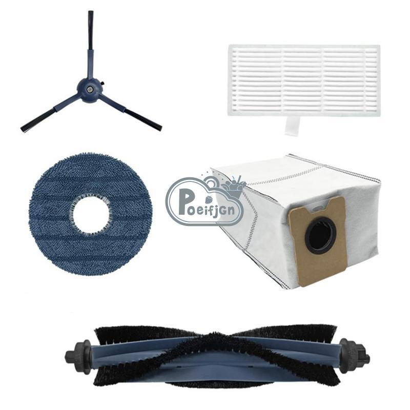 Bộ Phụ Kiện Cho Omni C20 Robot Hút Bụi Bàn Chải Bên Chính Hepa Lọc Cây Lau Nhà Vải Túi Bụi Phụ Kiện Thay Thế