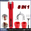 Dụng cụ chuyên sửa ống nước - Tháo lắp nhanh, Cờ lê đa năng, 8 trong 1, sửa vòi nước bồn rửa, dụng cụ tháo lắp vòi nước