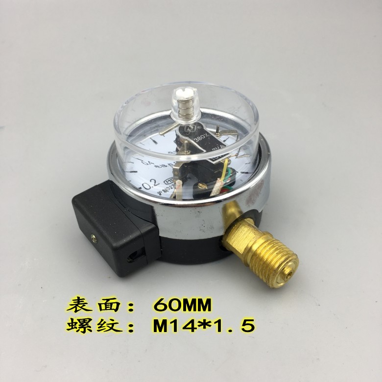 Shanghaitianhu YX-60 Đồng hồ đo áp suất tiếp xúc điện Máy đo chân không Loại trực tiếp 10VA Máy đo điều khiển Máy bơm nước Công tắc điều khiển