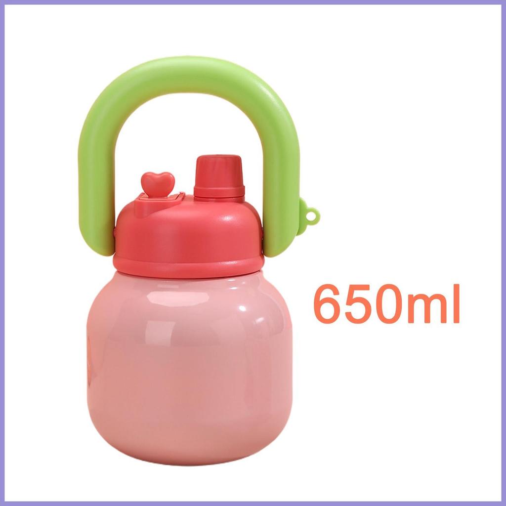 Bình Inox 650ml Đồ Uống Lạnh Nóng Hydration Bình Nước Cách Nhiệt Bằng Thép Không Gỉ Cho Trường Học mueadsyvn