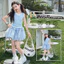 Áo Vest mỏng bé gái mùa hè phong cách mới Áo không tay khâu trẻ em