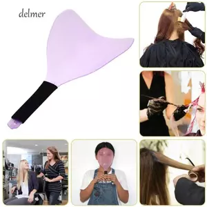 Vỏ che chắn làm tóc DELMER, Mặt nạ cắt tóc cầm tay chuyên nghiệp, Phụ kiện tạo kiểu Vỏ che mặt bền bỉ Có thể tái sử dụng Cắt tóc Bảo vệ nhuộm tóc