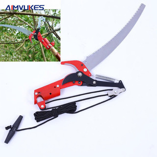 Kéo cắt cành trên cao, Đầu kéo tỉa cành cây, hái quả kết hợp cưa cành AIMVUKES