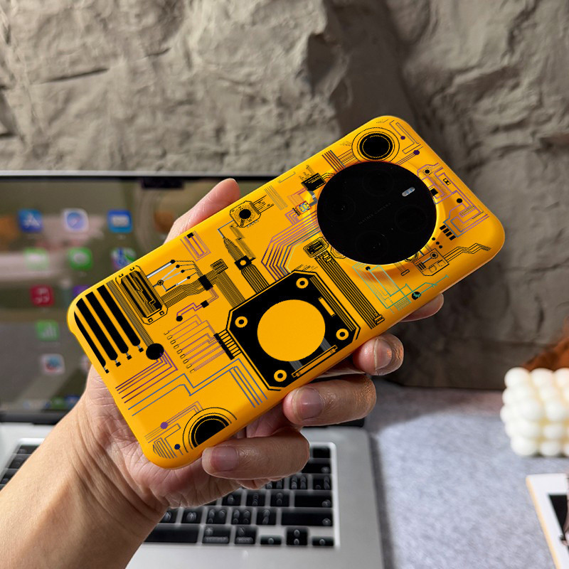 Dành Cho Honor Magic 8 Pro 7 Pro 6 5 Honor GT Pro Win RT 200 100 90 X60 Pro “Bảng Mạch ” Da Mỏng Cảm Giác Mờ Nửa Bao Da PC Vỏ Điện Thoại Chống Sốc