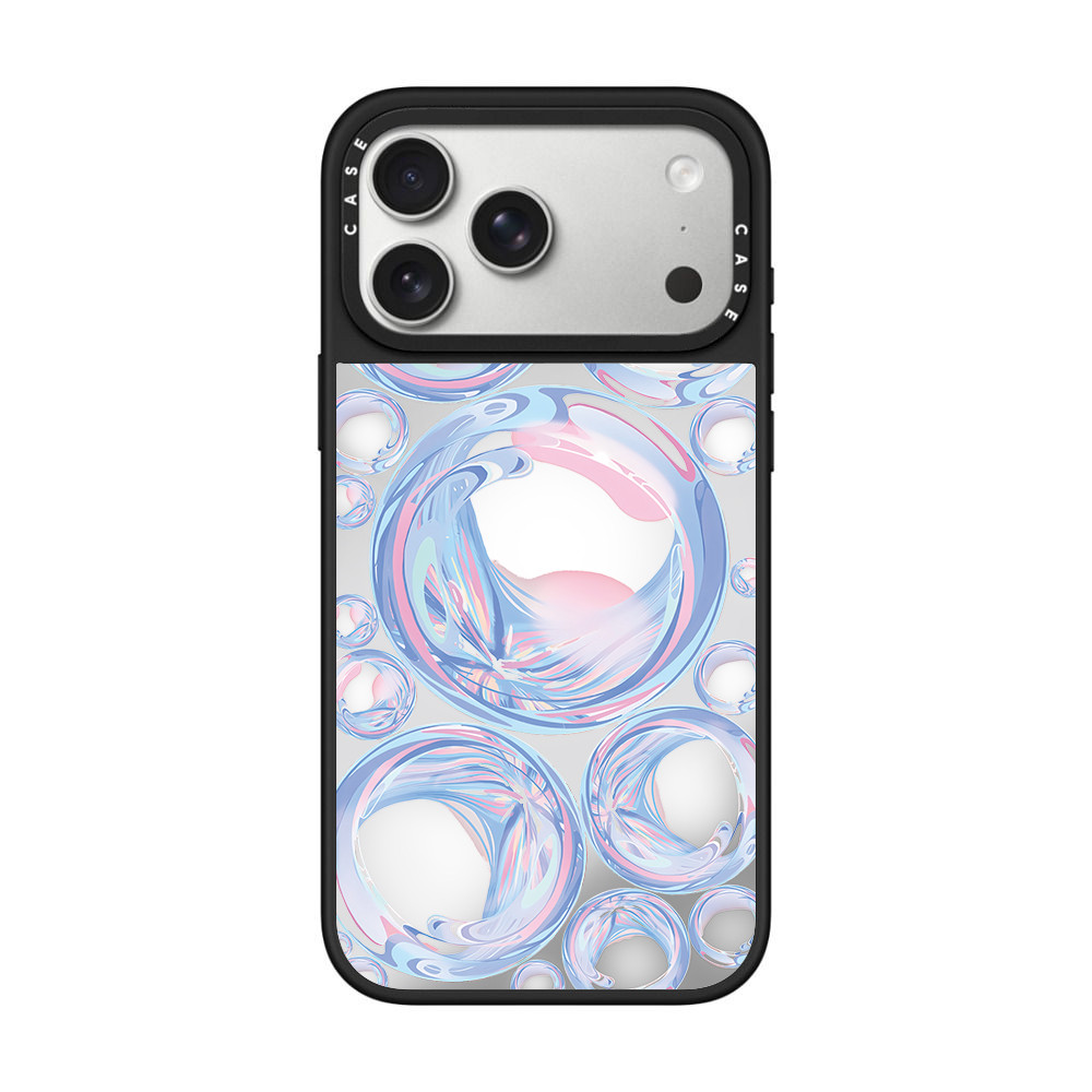 Ốp điện thoại gương bong bóng hoa từ tính cho IPhone 17 Pro Max 17 16 15 14 13 12 11 Vỏ bảo vệ chống sốc