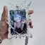 Hộp đựng thẻ ảnh hình bướm trong suốt 3D thẩm mỹ Kpop Hộp đựng thẻ bảo vệ thẻ nhỏ Vỏ đựng thẻ cảm giác cao cấp Đẹp