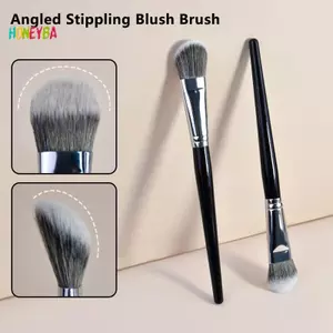 < Honeyba > Slope Blush Brush Soft Tổng hợp Blush Sculpting Cọ trang điểm nhỏ chính xác cho bột có độ bóng cao Phụ nữ làm đẹp Dụng cụ mỹ phẩm đẹp