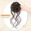 PNPIA- Tự Nhiên Bla Móng Vuốt Kẹp Lông Tơ Tổng Hợp Tóc Bun Cho Dễ Dàng Updo Phong Cách Lộn Xộn Nhanh Cho Nữ