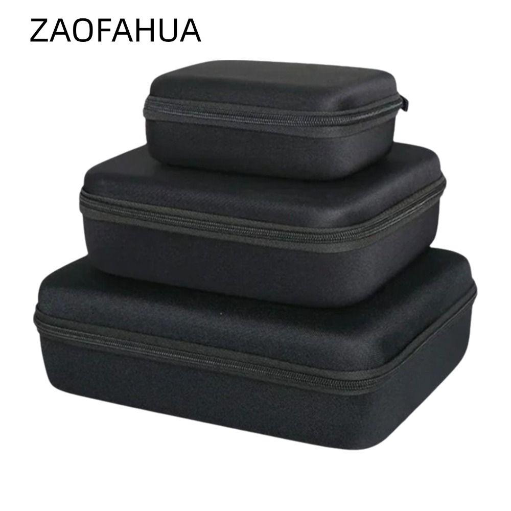Hộp lưu trữ EVA ZAOFAHUA, Hộp bảo vệ di động chống sốc, Phụ kiện túi nhỏ có dây kéo bền