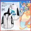 YB1 Pokemon Bulbasaur Squirtle anime Dây Kéo Áo Khoác Áo Unisex Top BY1
