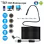 Luckyew 3 trong 1 USB Type-C Kiểm tra nội soi Borescope 5.5 / 7 / 8mm Ống kính HD Camera IP68 TQ