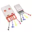 JCSYFAC Sạc Nhanh Type-C USB 65W 5A Đầu Nối Nam Hàn Với 5Pin PCB + Loại A Nam 6 Pin USB DIY Bộ Sạc Dữ Liệu OTG Mới