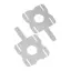 JCSYFAC 50 / 100 / 250 Cái 4S 18650 Pa Thay Thế Điểm Hàn Niel Tấm Hình Chữ U Cho Máy Tính Pin Hàn Dụng Cụ Mới