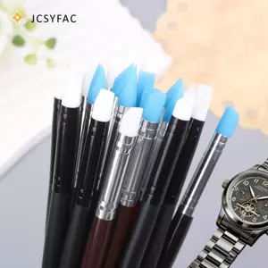Bộ làm sạch mặt số đồng hồ JCSYFAC 5 15 chiếc Đầu cao su Vệ sinh hiệu quả để chuyển động đồng hồ chính xác và sửa chữa tay Mới