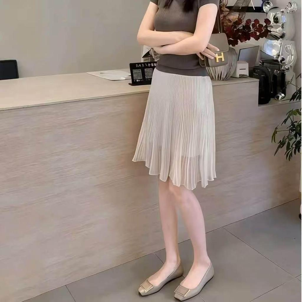 [Seckill trong thời gian có hạn] Cảm giác rõ ràng Tính khí xếp ly Mùa hè Phong cách mới Nhẹ nhàng Ôm hơn Váy vừa vặn