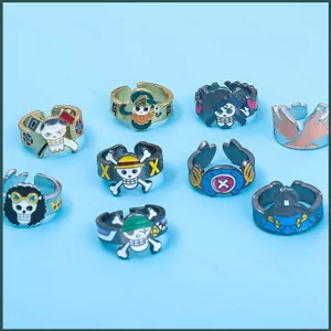 SQ One Piece Luffy Tony Chopper Roronoa Zoro Anime Nhẫn COSPLAY Nhẫn Hoạt Hình Sáng Tạo Nhẫn