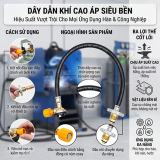 Bộ sang chiết gas mini có van ngắt Van nạp gas nối trực tiếp,Tích hợp ngắt