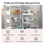 Kệ Nhựa 5 Tầng Di Động – Kệ Đựng Sách, Mỹ Phẩm, Đồ Gia Dụng Gọn Gàng