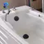 Bộ thoát nước bồn tắm màu đen đa năng với bộ thoát nước bồn tắm tràn một lỗ Bộ thoát nước và tràn Tất cả kim loại Nâng & Xoay