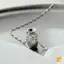 Mặt dây chuyền bình hoa thu nhỏ Nelace Phong cách nghệ thuật tối giản Trang sức sắp xếp hoa cho quà tặng bạn bè tốt nghiệp hoặc dự tiệc mới