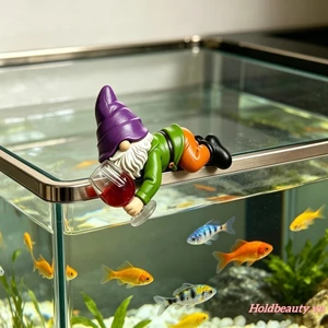 Móc treo chậu trồng rượu Gnome Chậu hoa nghịch ngợm và bình Hugger Tượng lùn Tượng nhỏ