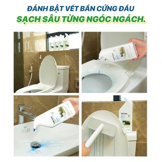 [Combo 4 Chai] Nước tẩy bồn cầu TOPGIA siêu mạnh, đa năng, kháng khuẩn, khử mùi, giữ sạch lâu
