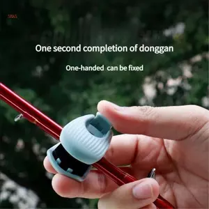 Shas 2 Chiếc Kẹp Cố Định Phụ Kiện Dụng Cụ Câu Cá Thiết Bị Cần Phát Hành Nhanh