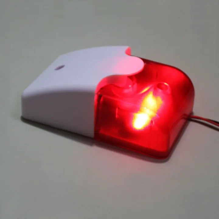 Còi báo động đa năng 103 đèn chớp, hỗ trợ 2 nguồn điện - Còi Hú Đèn Chớp Báo Động, Đèn Chớp, 12V DC