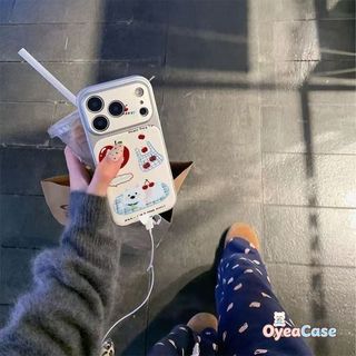 Ốp Lưng Chó Westie In Hình Apple & Cherry Cho Redmi Note 15 14 13 12 12S Turbo 11 SE 11S 11T 10 9 Pro Max Lite 10S 9S 8 Pro Plus 5G 4G Da Sang Trọng Trái Cây Ngọt Ngào Hoạt Hình Bìa Mềm