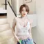LUImo Nữ Đi Biển Crop Top Rỗng Ra Che Phối Cảnh sel Dây Đeo Áo Bra SBS