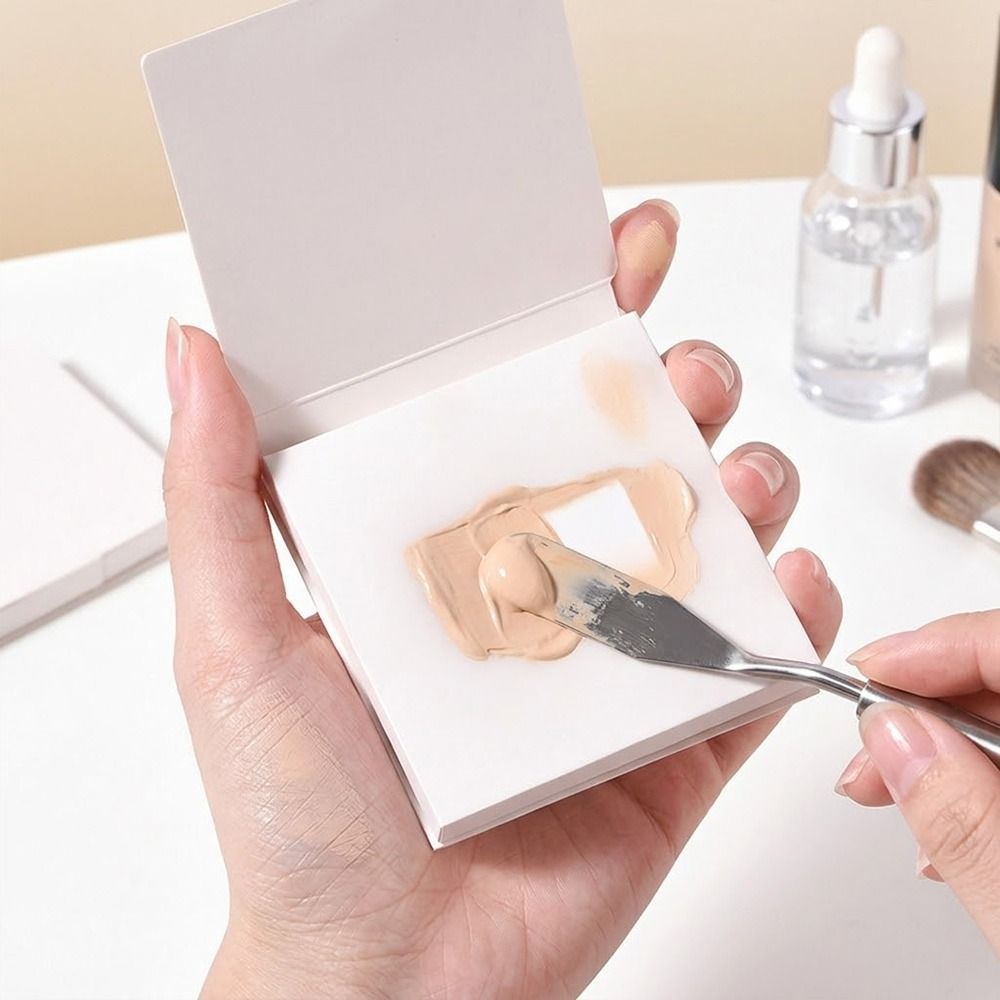 Giấy trộn màu trang điểm UNMEGONI, Giấy trộn màu nền dùng một lần di động, Phụ kiện trang điểm không rửa Sách trộn màu trang điểm | BigBuy360 - bigbuy360.vn