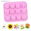 Khuôn Bánh Mousse Hoa Hồng Hoa Cúc Silicon Nướng Chảo Làm Bánh Kem Khay Socola Kẹo Thạch Đá Khối Muffin Xà Phòng Handmade MỚI