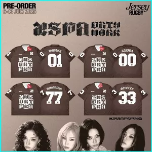 SY3 AESPA jersey KARINA GISELLE WINTERNING Áo thun ngắn tay YS3