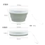 Silicone Có Thể Gập Lại Bát Di Động Dã Ngoại Ngoài Trời Du Lịch Hộp Cơm Trưa Bộ Đồ Ăn Tròn Tươi Hộp Đựng Cơm Trưa Mì Ăn Liền Bát 3AES